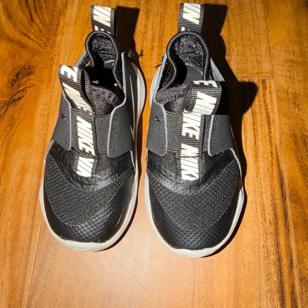 Nike Kids Black and White Slip-On Sneakers